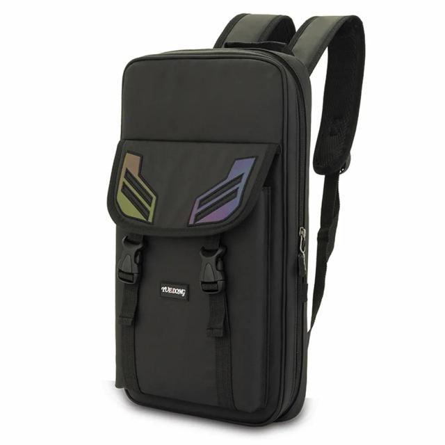 Mochila Carry Case para Baquetas com Dois Compartimentos e Acessórios Desenhada para Armazenamento Seguro