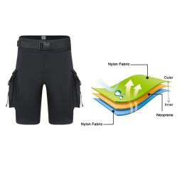Shorts de mergulho em neoprene, caiaque, surf, snorkeling, calças curtas para homens e mulheres, esportes ao ar livre, 3mm - Image 5