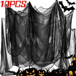 Halloween Horror Scene Gauze Adereços, Decoração da Casa Assombrada, Pano Assustador, Exterior, Interior, Casa, Festa, Terror, 1-10Pcs - Image 1