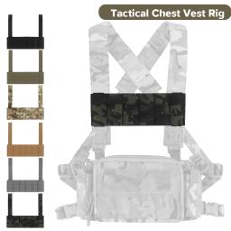 Tactical Rig Peito, Peito Rig, Ponte MOLLE Painel Placard, Suporte do telefone, Plataforma Caça Vest, MK3 Acessórios, D3CRM - Image 1