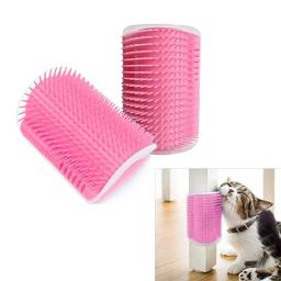 Cat Brush Comb Toy com Catnip, Escova de parede, Canto Cat Scratcher, Massagem, Self Groomer, Pet Scratcher - Image 6