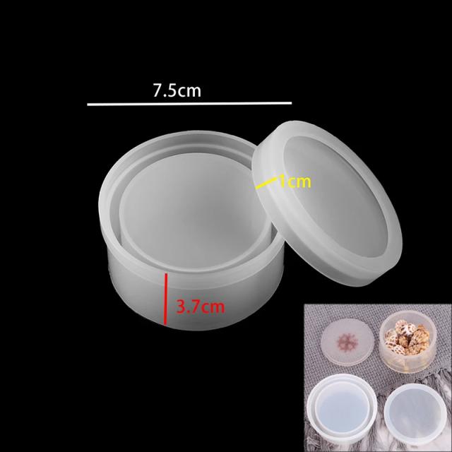 Caixas de Armazenamento Multifuncionais em Resina Epóxi com Moldes de Silicone para DIY, Aromaterapia e Projetos Criativos de Gesso e Gotejamento de Cogumelos