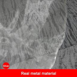 metalic fabric material Arame flexível Designer de malha metálica Arte Material Metal Fio Nuvem Forma Duro metálico Tecidos DIY Costura - Image 2