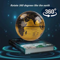 Levitação Magnética Globo Flutuante, Terra Luminosa, Capa Cósmica, Base De Livros, Suprimentos Educativos - Image 5