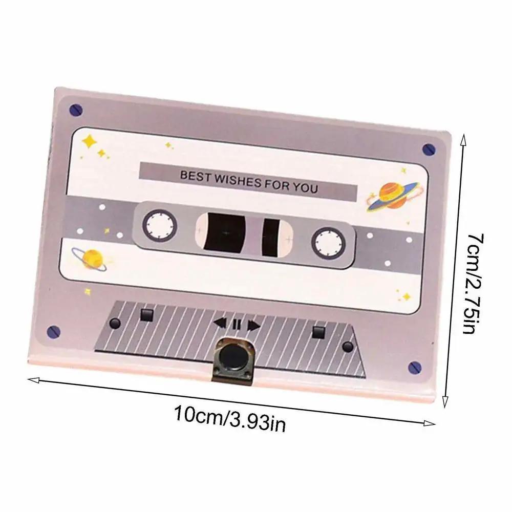 DIY Musical Aniversário Arte, Design personalizado, Cartões de Áudio, Personalizado, Cartão Gravável, Fita cassete - Image 1