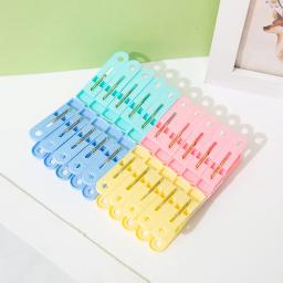 Prendedores De Roupa De Plástico Multi-Uso, Alta Qualidade, Clipe De Lavanderia, Anti-derramamento, Secagem Clipe, Roupas, Calças, Meias, Clipe Fixo, 20Pcs - Image 2