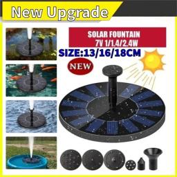 Bomba De Fonte Solar De Poupança De Energia, Kit De Rega De Plantas, Painel Solar Colorido, Banho De Pássaro, Piscina Ao Ar Livre Do Jardim - Image 1