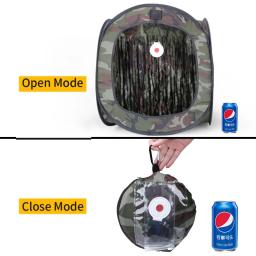 Capa de gatilho de camuflagem dobrável, portátil, reciclável, munição, tiro, estilingue, caixa de alvo de airsoft, para caça ao ar livre, treinamento de tiro - Image 2