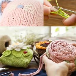 Ergonômico mão Crochet gancho Set, Soft Grip Crochet agulha, acessórios para iniciantes, artrite, 9 PCs - Image 5