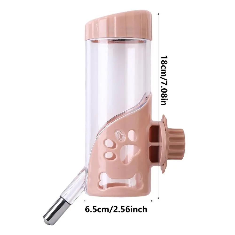Dispensador de água em caixa para animais, sem gotejamento, alimentador para gatos, ferramenta de alimentação com gancho à prova de vazamento, suprimentos para animais, 550ml - Image 2