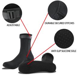 Unisex antiderrapante neoprene Wearable meias leves, snorkeling, caça submarina, mergulho, botas de surf, quente, inverno, homens e mulheres, 3mm - Image 3