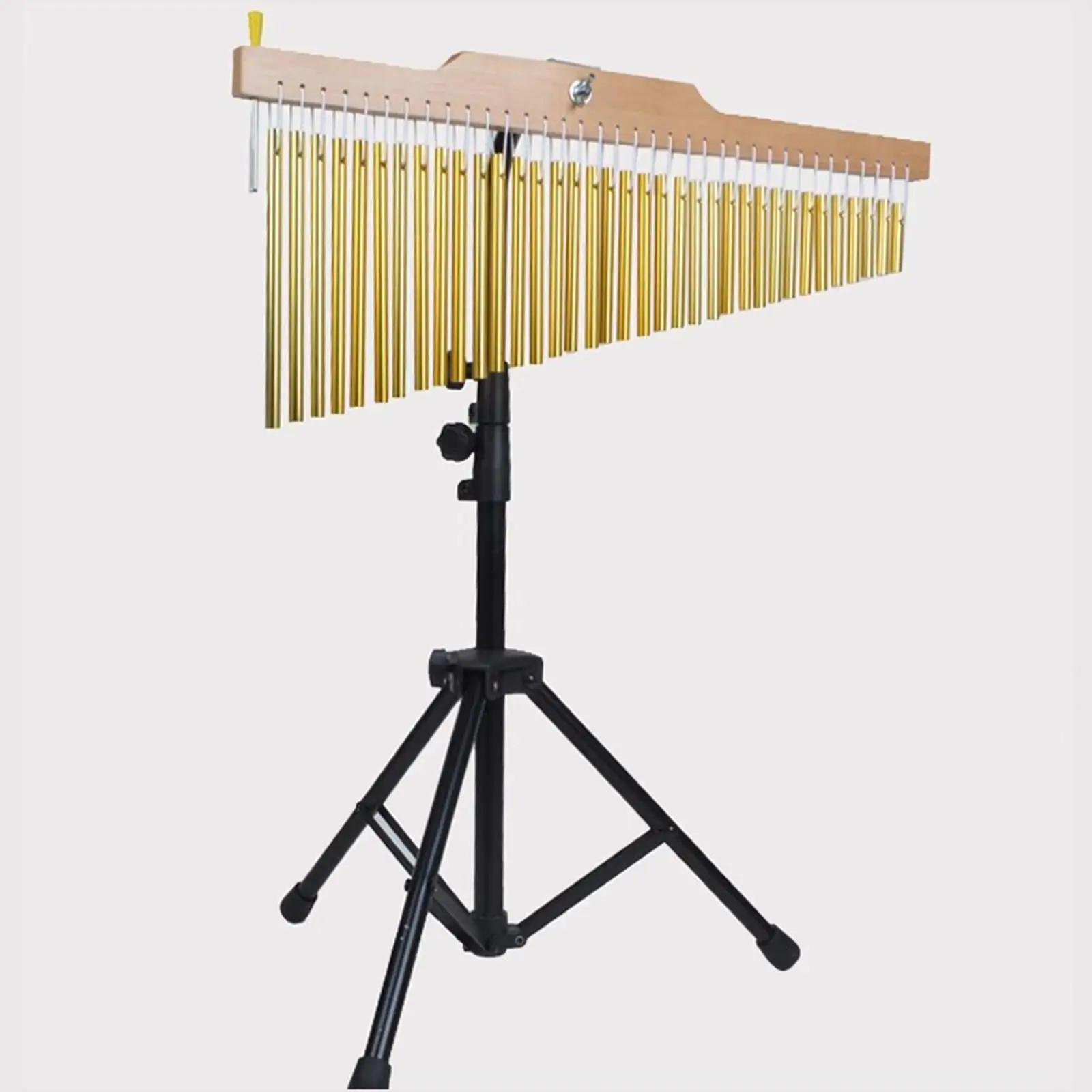 Sinos de barra tripé suporte prático instrumento percussão altura ajustável para adultos prática presente aniversário desempenho iniciante - Image 1