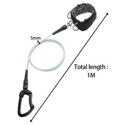 Freediving Lanyard Security Leash, corda de segurança, cordão de mergulho para esportes subaquáticos - Image 1