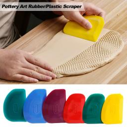 Raspador de borracha para cerâmica, cortador diy, escultura, cerâmica, ploymer, argila, escultura, ferramentas de modelagem, raspador de filmagem - Image 1