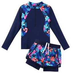 BAOHULU-protetor solar Rash Guard maiô para crianças, moda praia, verão, esportes aquáticos, terno de surf, UPF 50 + UV - Image 1