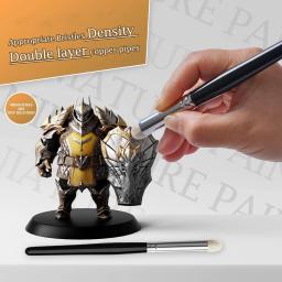 Conjunto de pincel miniatura profissional, ideal para estatuetas de esmalte e fantasia, Warhammer 40K, Dnd, Citadel e modelos em escala, 6 pcs - Image 6