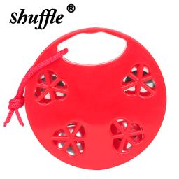 Plástico mão-dobrado Tambourine tambor, percussão flor, brinquedo de ensino confortável, presentes infantis, Musical - Image 1