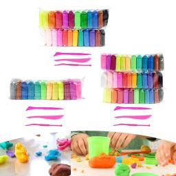 Modelagem argila brinquedos com ferramentas, leve suave, reutilizável DIY artesanato moldagem, brinquedos para crianças, projetos artesanais, presente Home Party - Image 3