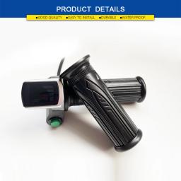 Ebike polegar acelerador 122dx 36v 48v mão direita acelerador ebike 6pin sm conector para bicicleta elétrica parte & acessórios scooter - Image 6