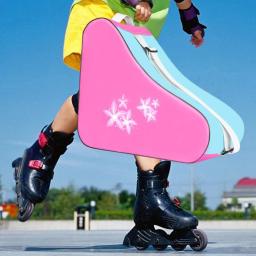 Bolsa de patins com alça de ombro ajustável, bolsa para patins quad, hóquei no gelo, esportes ao ar livre, inverno, inline - Image 2