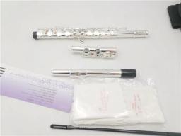 Flauta Banhada a Prata, 16 Buraco com Chave E, Fluta De Cobre Branco, Instrumento De Música Transversal, YF-471SL - Image 3