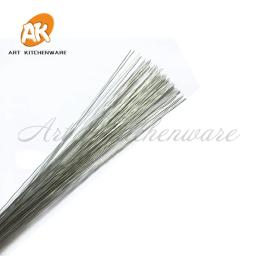 Artificial Floral Ferro Fio para DIY Stacking, Flower Stem, Making Model, Decoração do Bolo de Casamento, Acessório Stub, verde e branco, L36 centímetros - Image 6