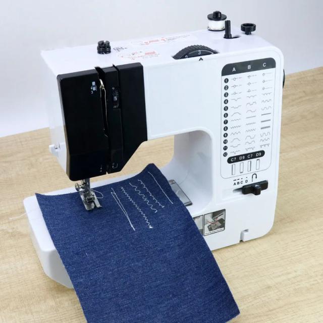 Máquina de Costura Elétrica para Iniciantes com Mesa de Bordado e Acessórios para Tricô DIY