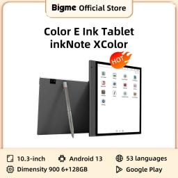 Bigme 10.3 polegadas e-ink ebook leitor inknotex cor eletrônico livro ereader tablet dimensão 900, 6 + 128gb android 13 sistema aberto - Image 1