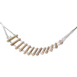 papagaio balanço natural pássaro brinquedo corda ponte suporte poleiro gaiola acessórios para hamsters - Image 1
