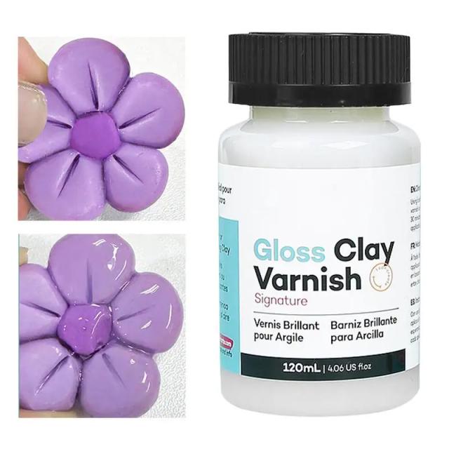 Selante Impermeável de Argila Seca ao Ar para Acrílico Brilhante - 120ml Durável