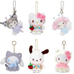 Anime dos desenhos animados bonecas de pelúcia animais de pelúcia saco enforcamentos chaveiros de pelúcia presentes de formatura de aniversário de natal para crianças - Image 1