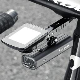 West Biking-Bicicleta Front Computer Mount, Ajustável Universal Acessórios de Bicicleta, Cat Eye, Gopro, Garmin, Bryton, Wahoo - Image 3
