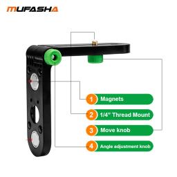 MUFASHA-Suporte nivelado magnético dobrável, magnetismo forte para armazenamento conveniente - Image 2