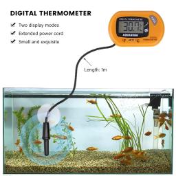 LCD Digital aquário termômetro, Sensor tanque de peixes com sonda, Detector de temperatura eletrônico, À prova d'água, Pet Shop - Image 3
