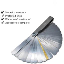 Conjunto de Medidor De Espessura Métrica, Lâminas De Medidor De Folha, Folhagem De Válvulas, Vela De Faísca, Ferramentas De Medidor De Lacuna, 32 Folhas, 1Pc - Image 6