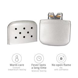 Aquecedor de mão portátil para acampamento ao ar livre, Mini fogão de bolso, Benzine Handwarmer, bolsa quente, inverno - Image 3