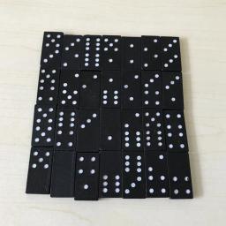 28 pçs/set de madeira dominó jogos de tabuleiro viagem engraçado jogo de mesa dominó brinquedos criança crianças brinquedos educativos para crianças presentes - Image 4