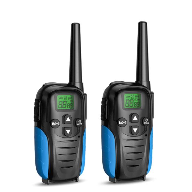 Walkie Talkie Portátil de 6km para Crianças - Rádio Bidirecional ao Ar Livre para Meninos e Meninas