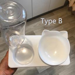 Tigela de gato dupla antiderrapante com suporte, Alimentação para animais de estimação, Tigelas de água para gatos e cães, Alimentador de cães - Image 5
