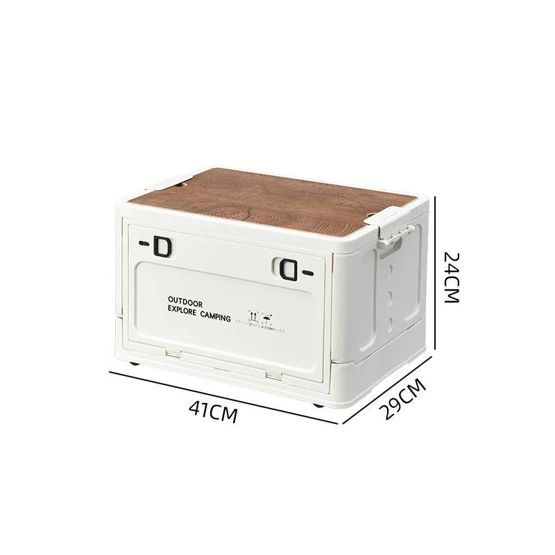 Caixa De Armazenamento Dobrável Para Viagens Ao Ar Livre, Equipamento De Acampamento, Mesa Turística, Caixa De Armazenamento De Carro - Image 1