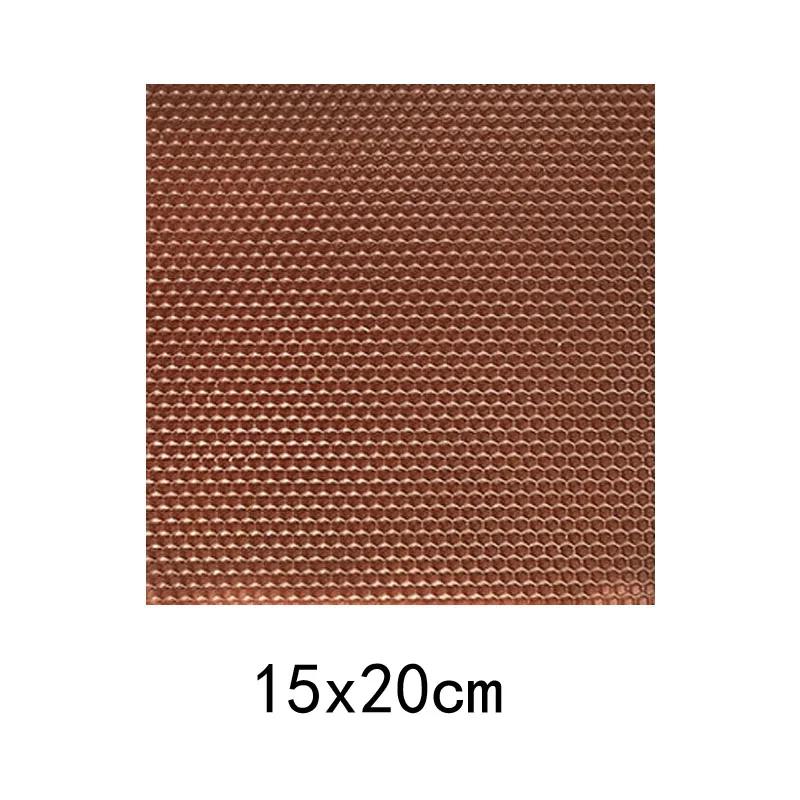 Material para fazer velas, Folha de cera de abelha, DIY artesanal, Rolo favo de mel, 15x20cm, 12pcs - Image 1