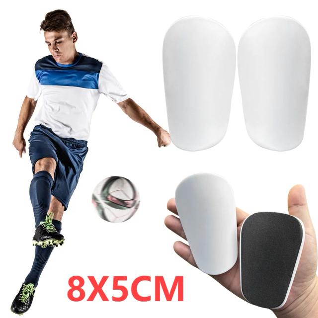 Protetor de Perna Absorvente de Choque para Crianças e Adultos - Mini Escudos de Futebol Resistente ao Desgaste