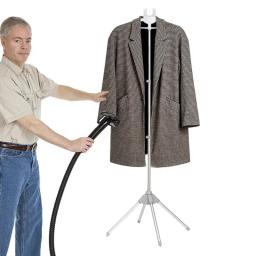 Roupas ajustáveis Steamer Stand Rack, Telescópico Vertical Tecido Pendurado Ironing Stand, Suporte de engomar portátil, 160cm - Image 2