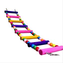 Pendurado Pássaro Mastigando Brinquedos para Papagaio, Rede para Periquitos, Calopsita e Agapornis, Acessórios para Gaiola, Escadas - Image 3