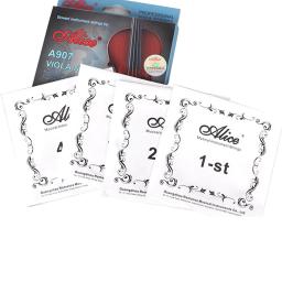 Alice A907 Tone transparente corda, Nylon Core, Cupronickel, Ni-Fe, enrolamento, brilhante, instrumento, Viola Cordas - Image 4