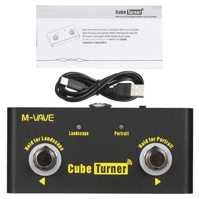 Pedal de Efeitos Multifuncional Cuvave para Guitarra Elétrica com Delay, Chorus, Phaser e Reverb