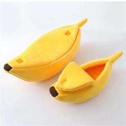 Banana cama para gato e cão, esteira quente e durável, cesta portátil, pet fornecimentos - Image 4