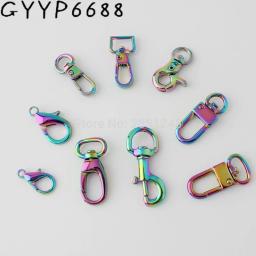10-30-100pçs gancho de fecho com fecho giratório de metal, gancho com garras de lagosta giratórias, hardware, gancho com fecho de bolsa, gancho - Image 1