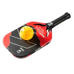 Juciao remo de pickleball de fibra de carbono com garganta aerodinâmica, aprovado pela usapa, raquete de pickleball termoformada de 19mm para energia e controle - Image 3