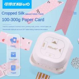 Cortador de papel multifuncional 4 em 1, perfurador manual de artesanato, máquina de gravação, material de escritório escolar, papelaria - Image 3
